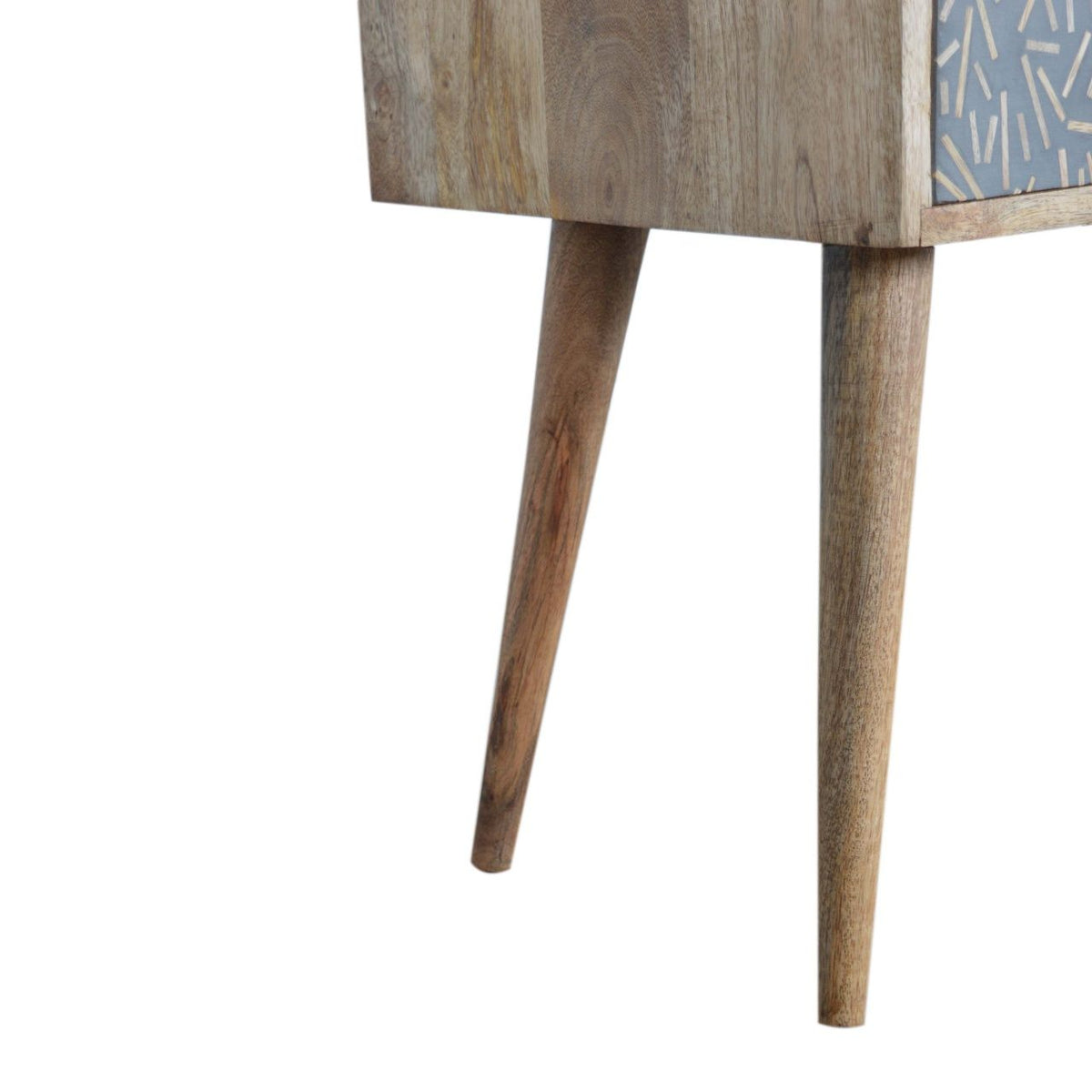Brass Metal Slot Bedside