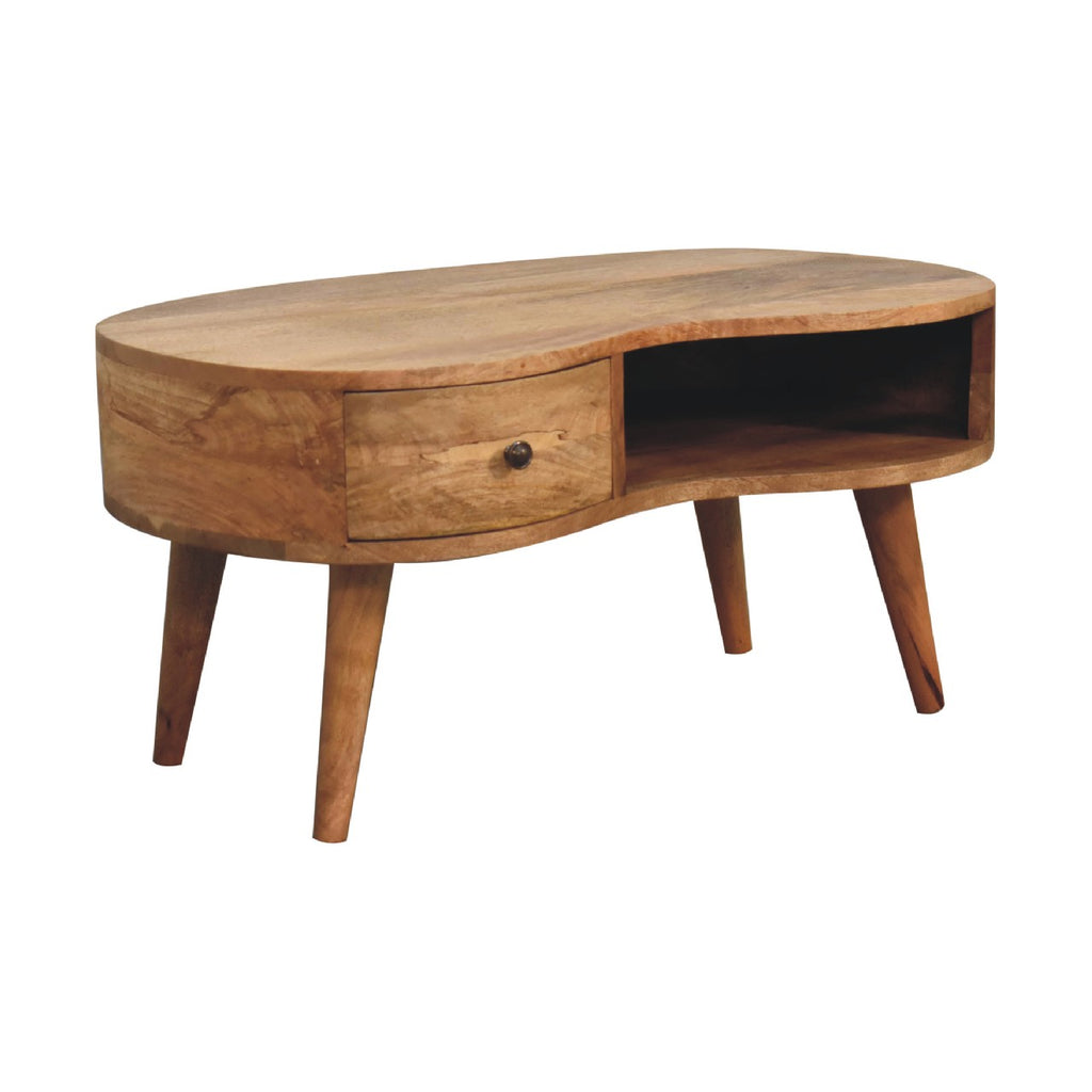 Oak-ish Wave Coffee Table