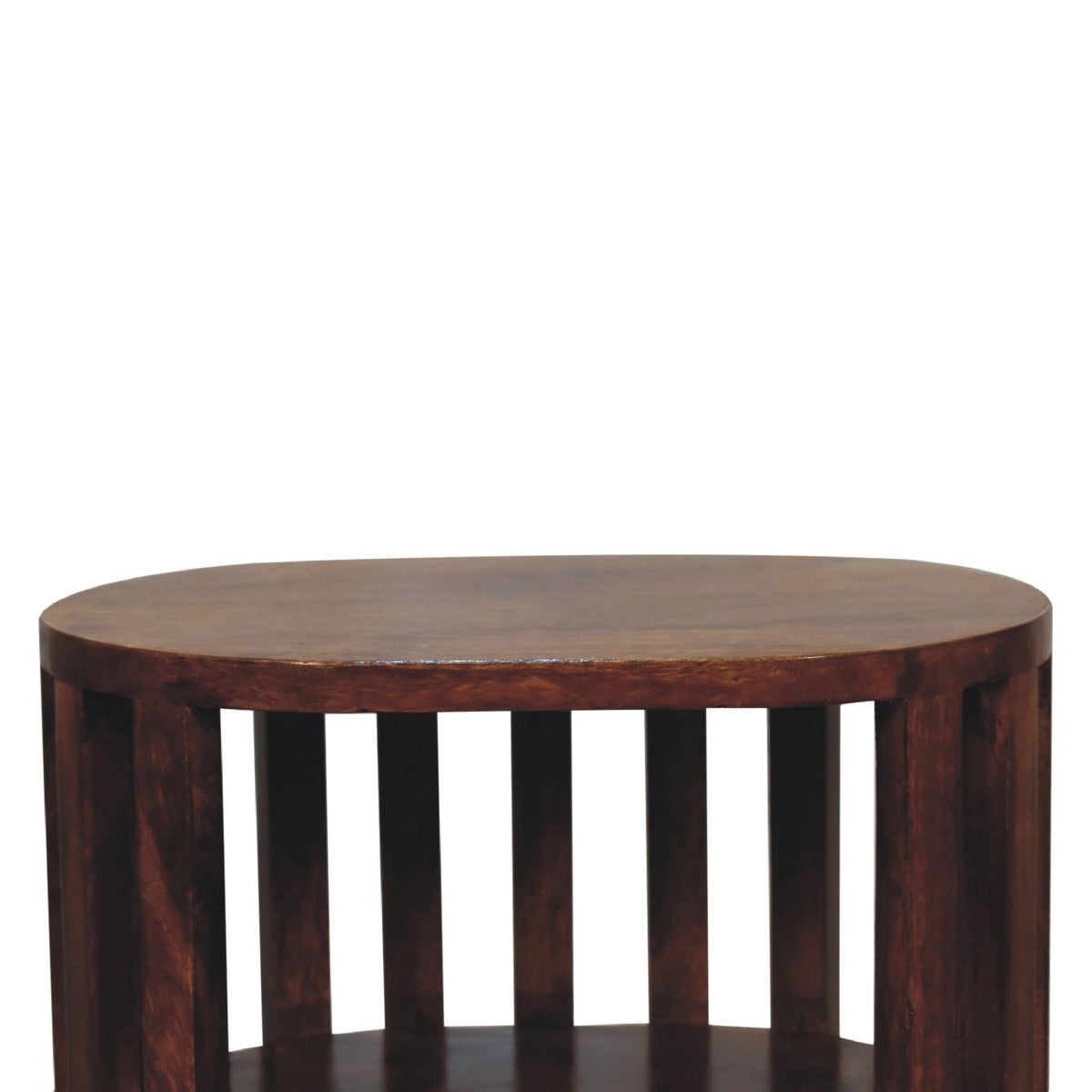 Ariella Double Shelf Chestnut Bedside