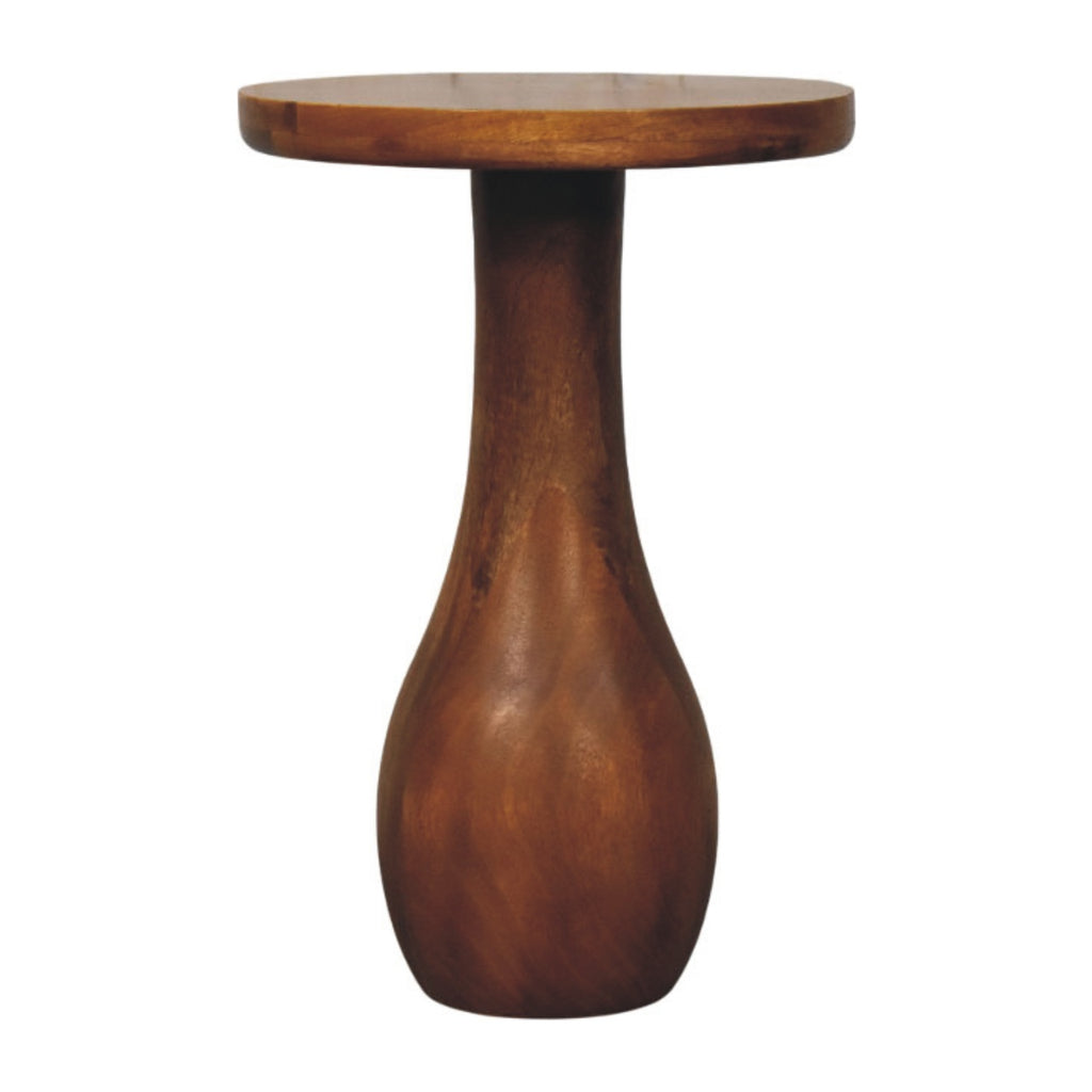 Curved Base Side Table