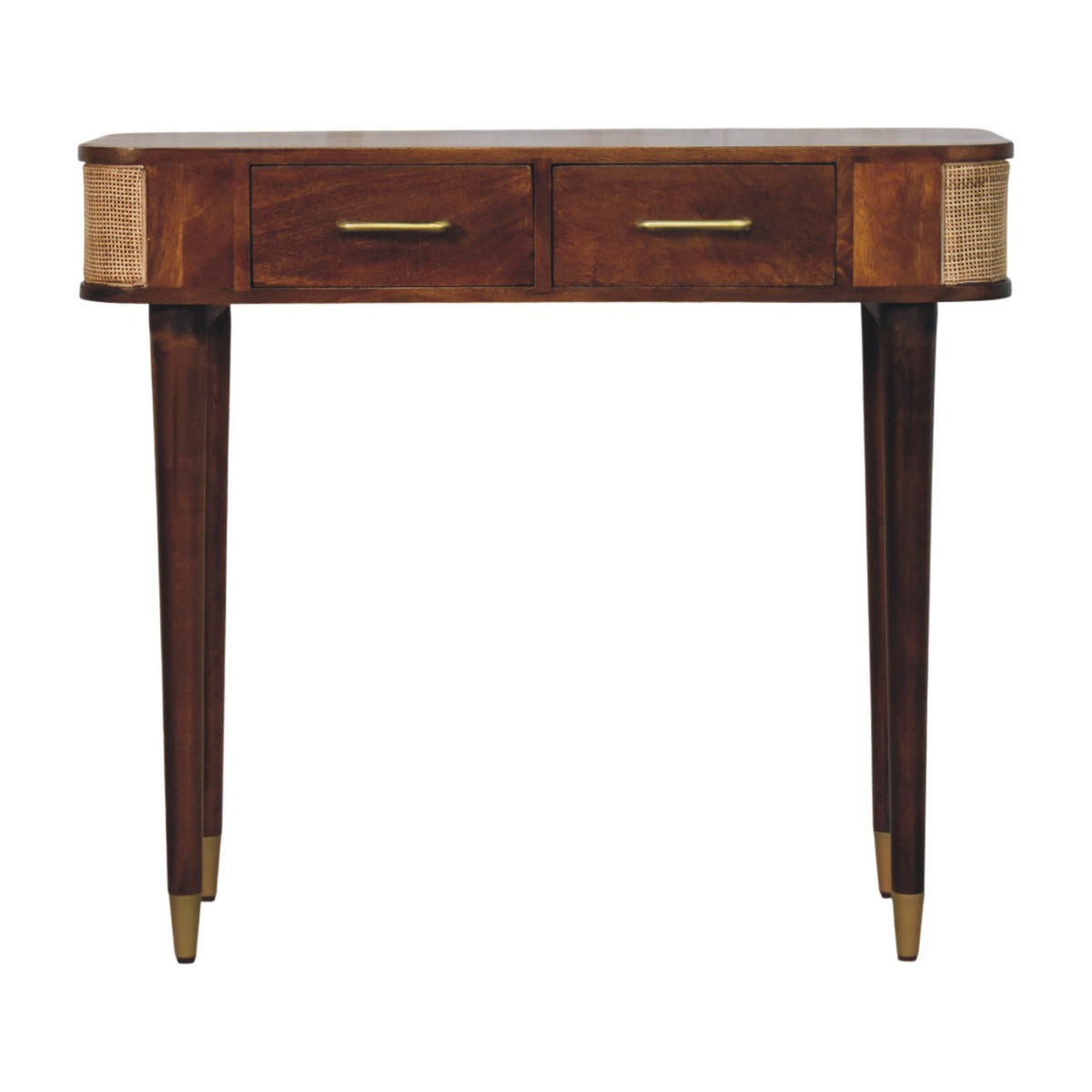 Belmont Cane Edge Console Table