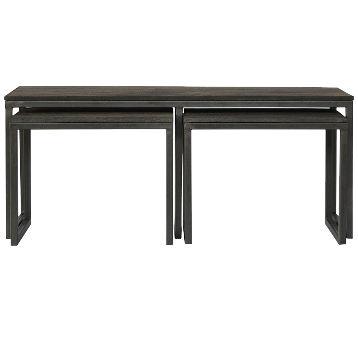 Set of 3 Iron Base Tables