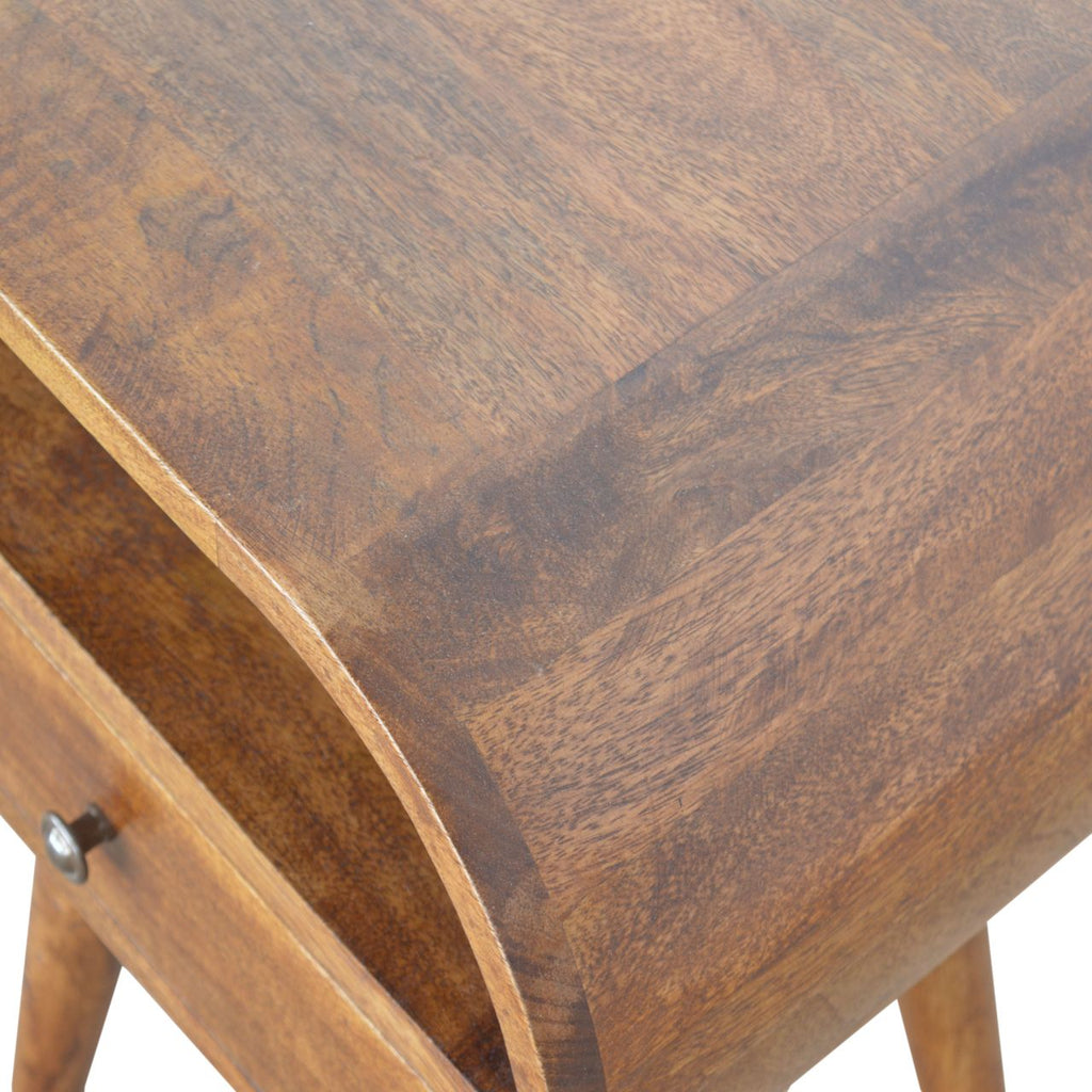 Chestnut 1 Drawer Nightstand